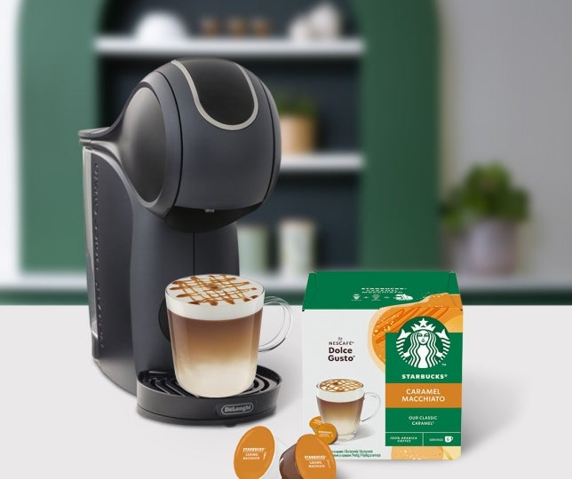  Starbucks® Caramel Macchiato från  Nescafe® Dolce Gusto®
