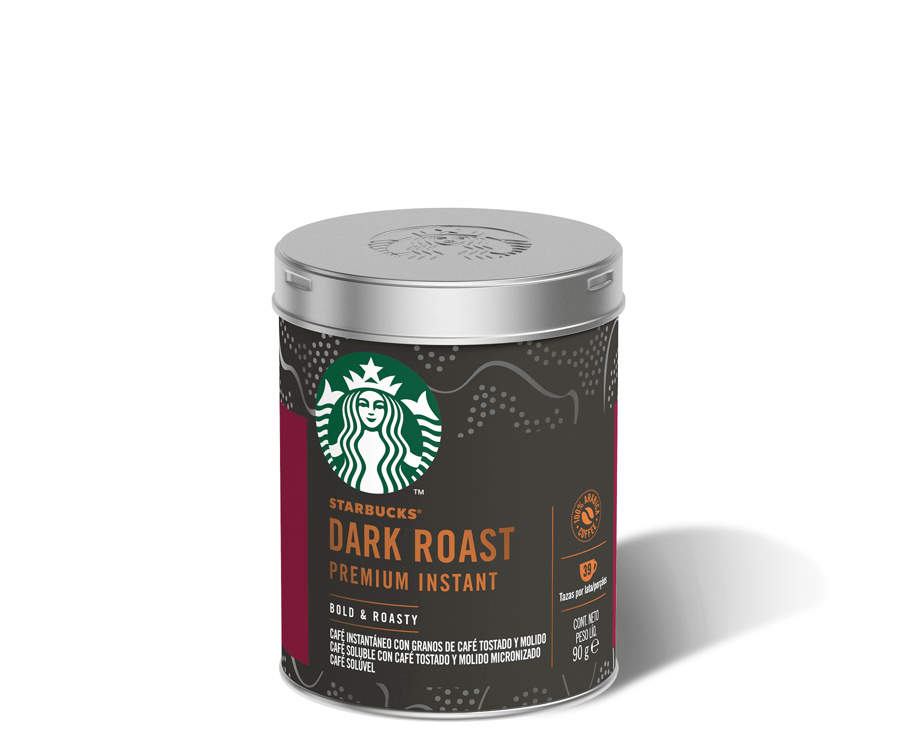 STARBUCKS® Dark Roast Premium Instant Coffee -tin