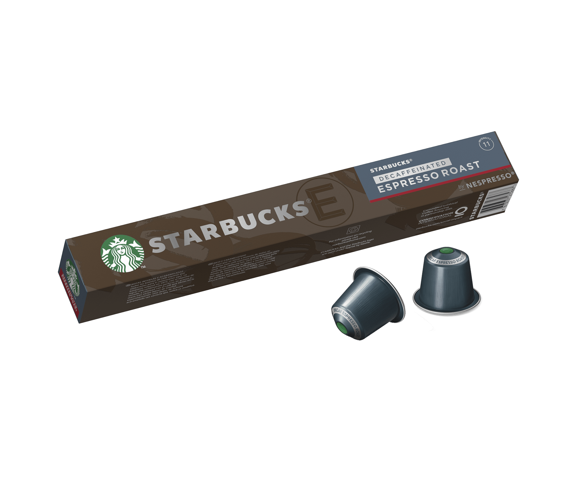 Starbucks® Decaf Espresso Roast by Nespresso® - side view