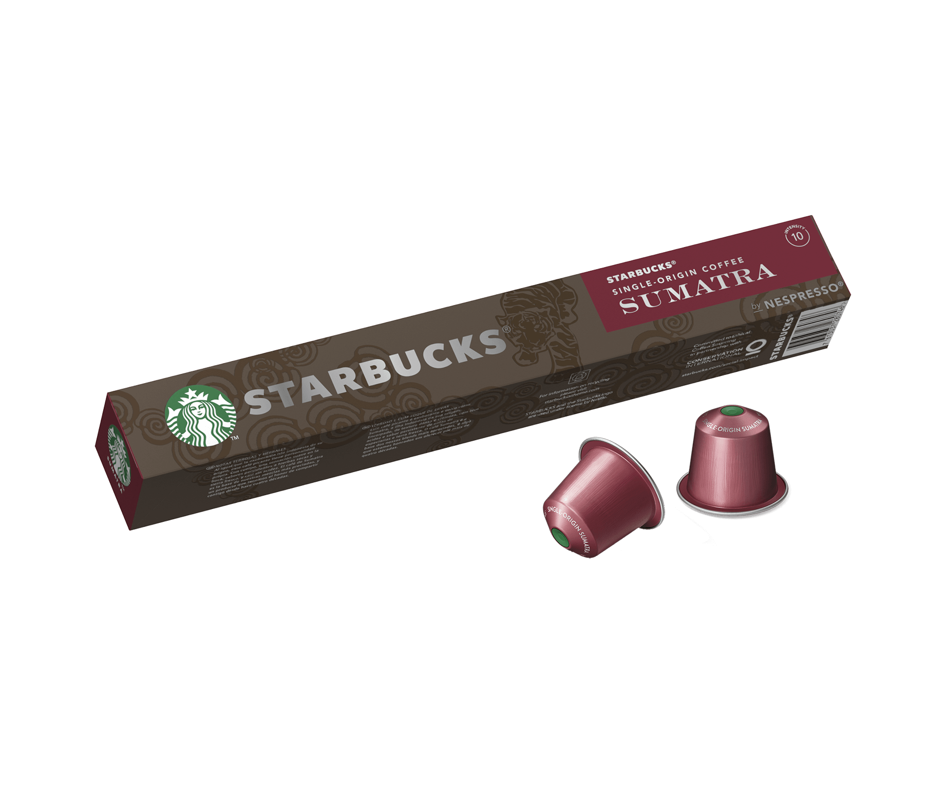 Starbucks® Single Origin Sumatra by Nespresso® - side view