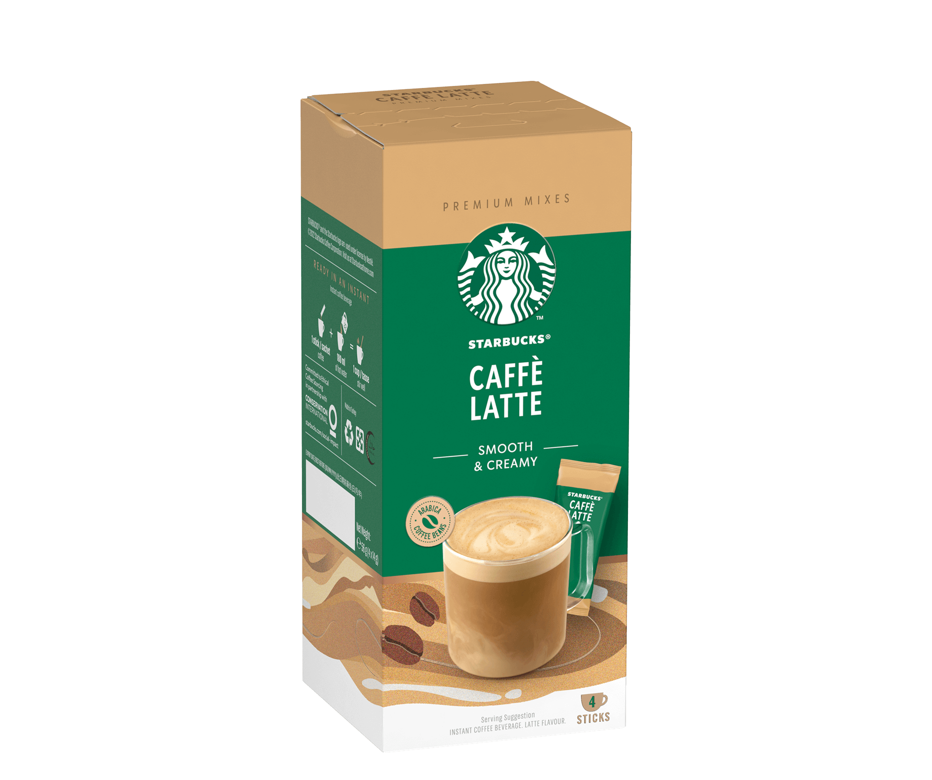 Starbucks® Premium Instant Coffee - side view