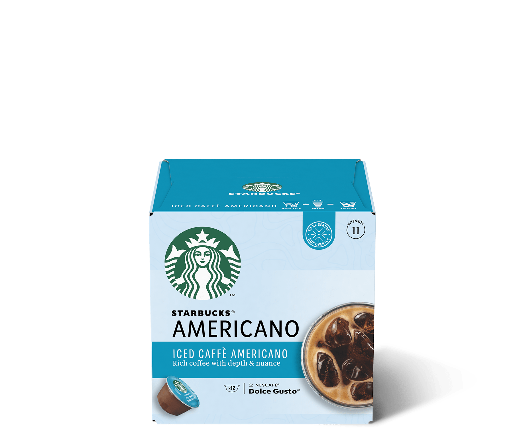 Sin Finalmente cuenta Starbucks® Iced Americano NESCAFE® Dolce Gusto® | Starbucks® at Home