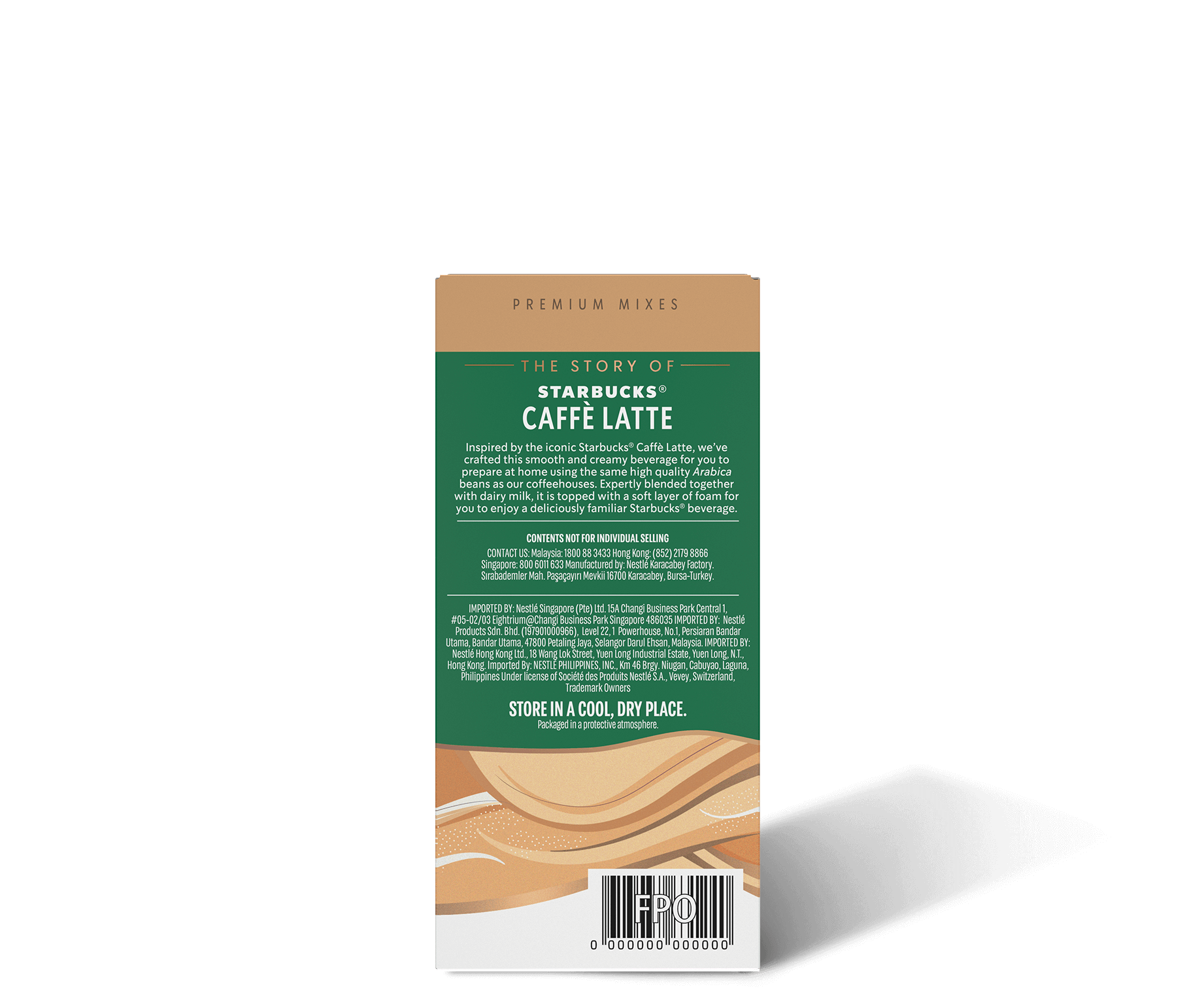 Starbucks® Caffè Latte Premium Instant Coffee package