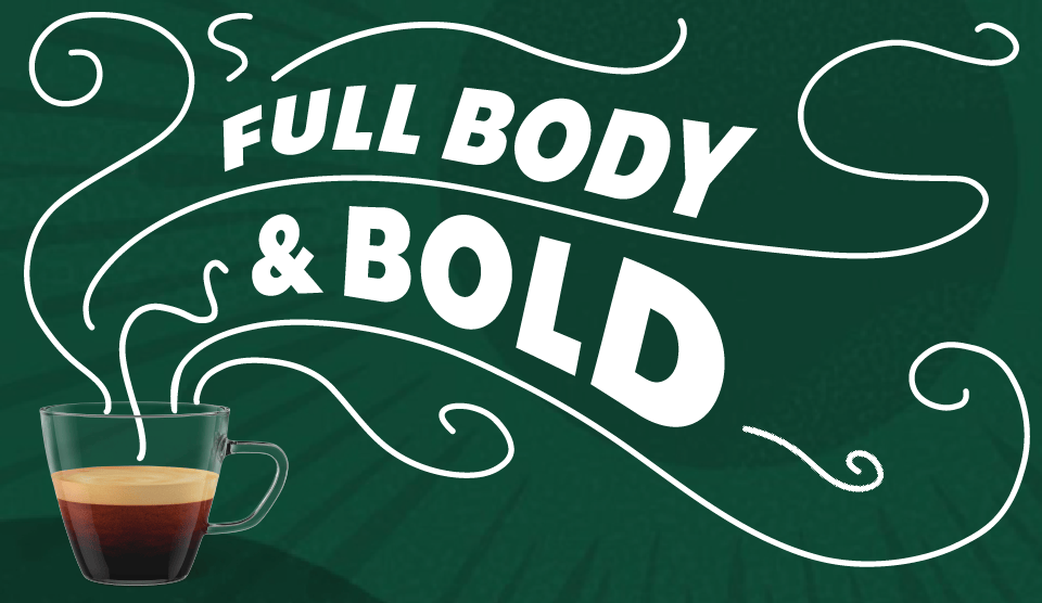 Starbucks® Dark Roast capsules package