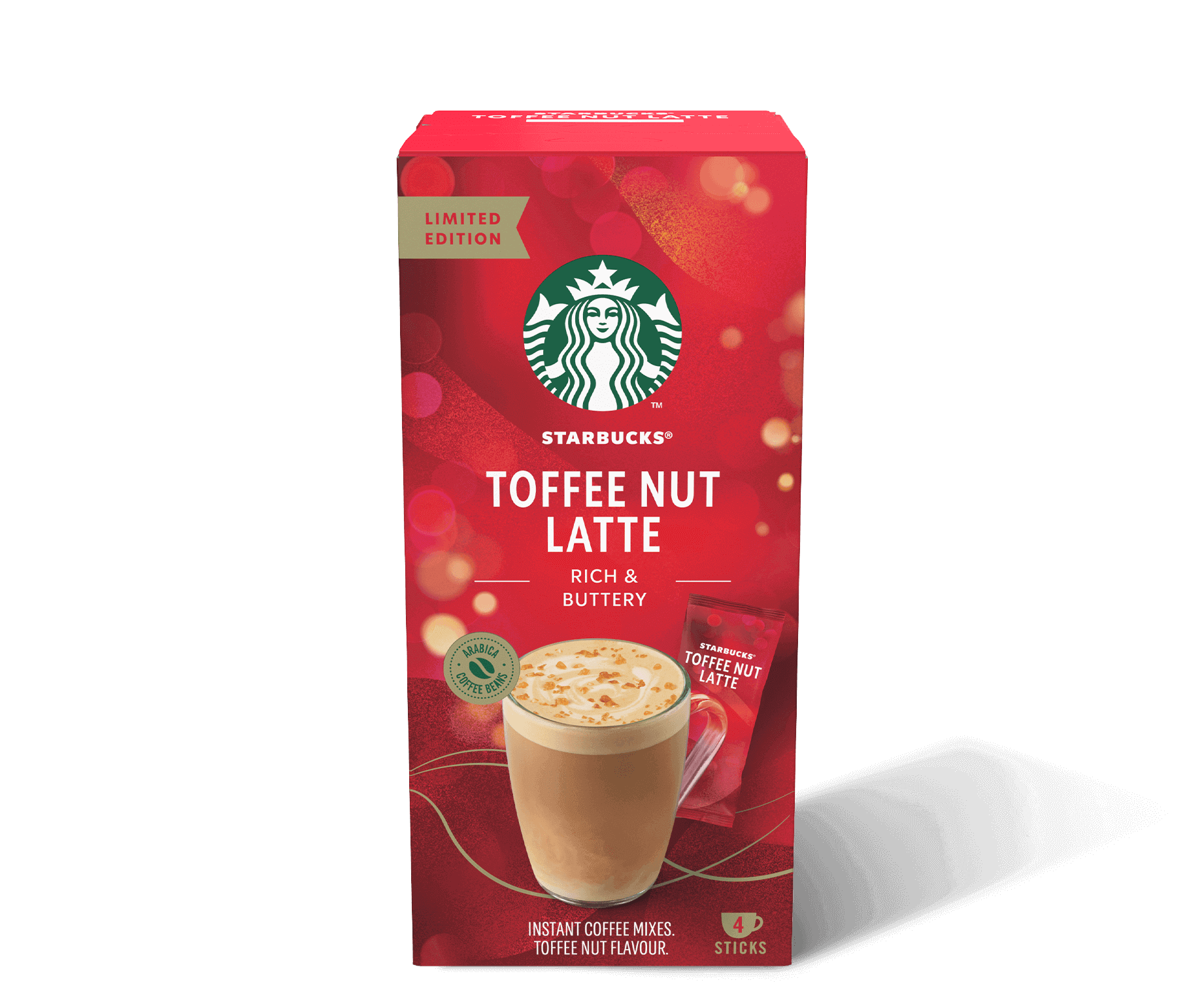 Holiday Campaign Toffee Nut Latte packshot