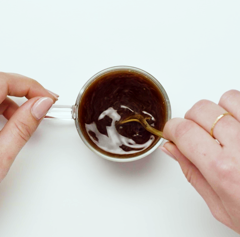 Grab your teaspoon and stir it well.
