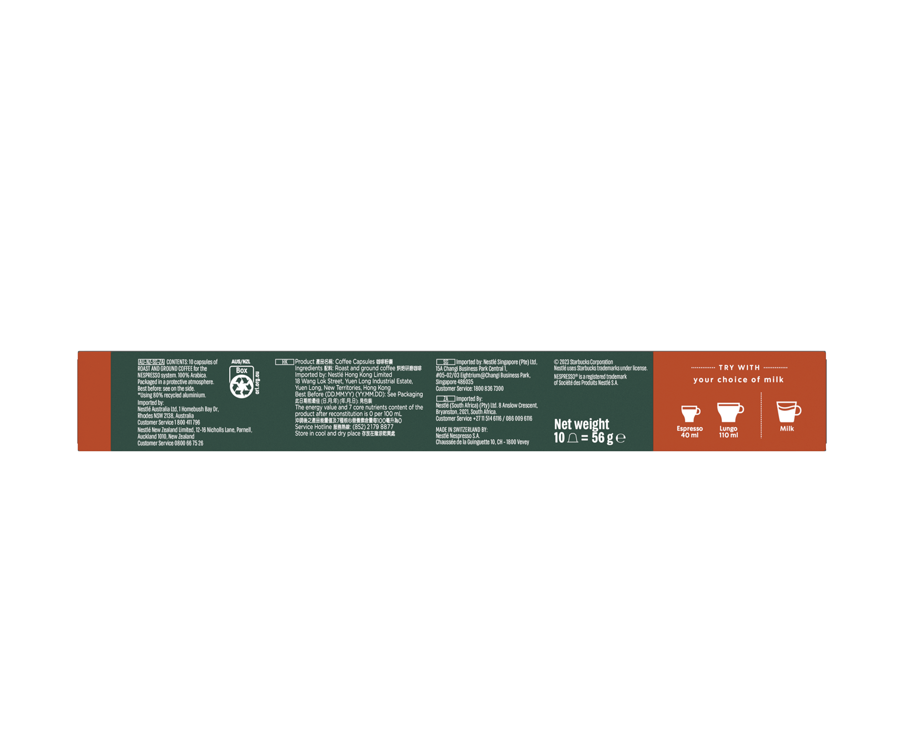 Starbucks® Breakfast Blend by Nespresso®