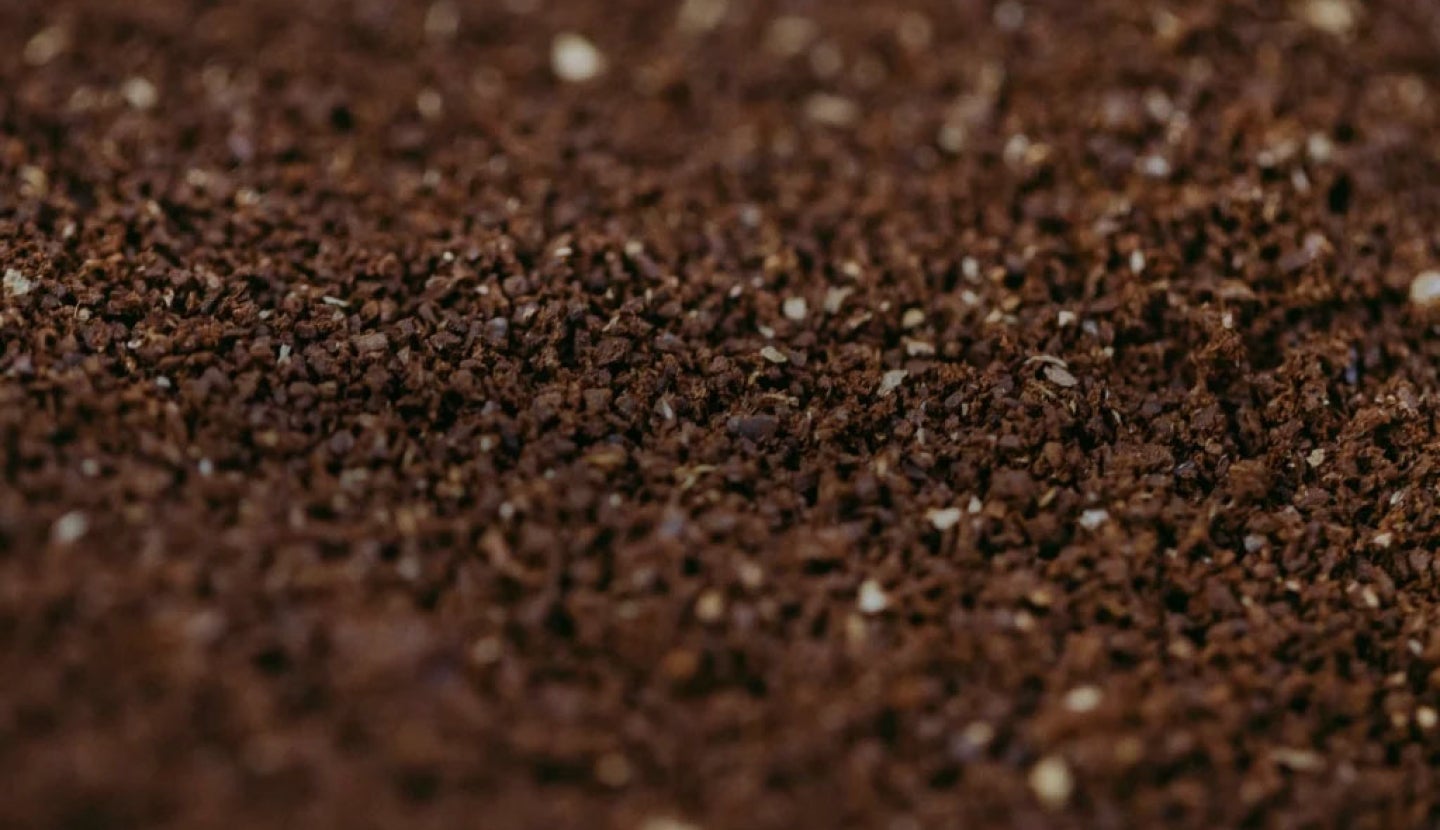 Grinded coffee beans