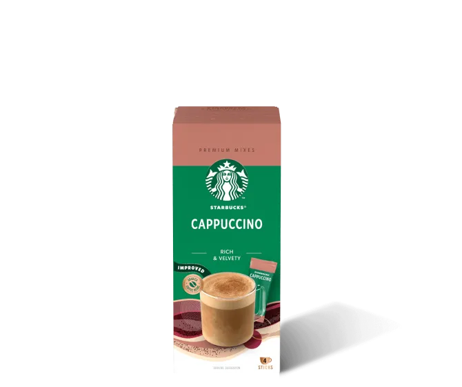 Starbucks® Cappuccino Premium Instant Coffee package