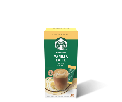 Starbucks® Vanilla Latte Premium Instant Coffee package