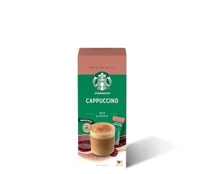 Starbucks® Cappuccino Premium Instant Coffee package