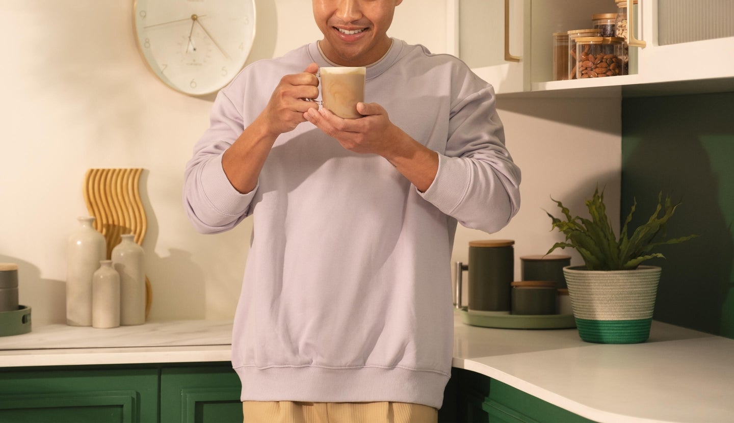 Embrace the delight of a morning coffee ritual