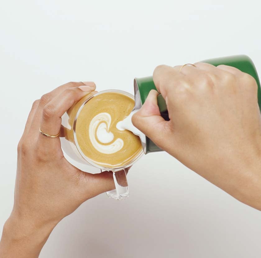 latte art tulipán 3c