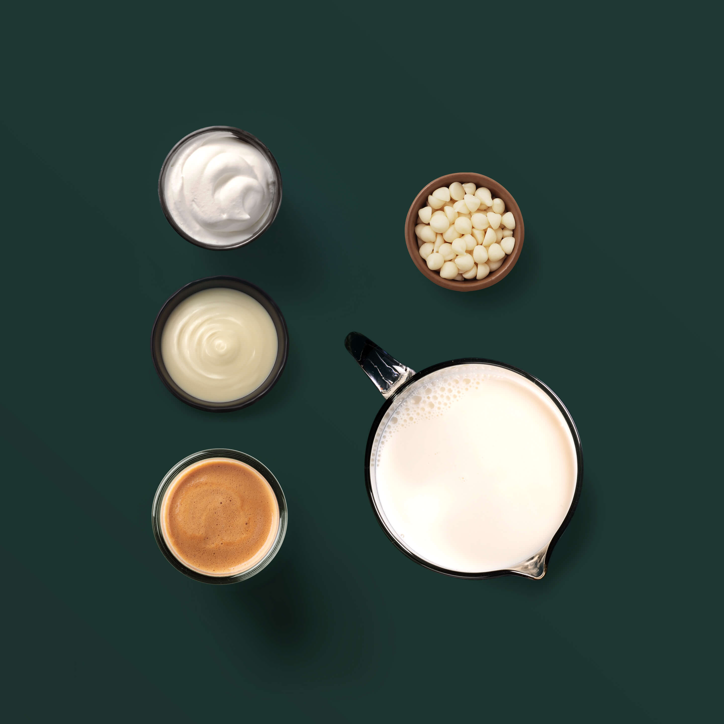 Chai Latte with Ingredients