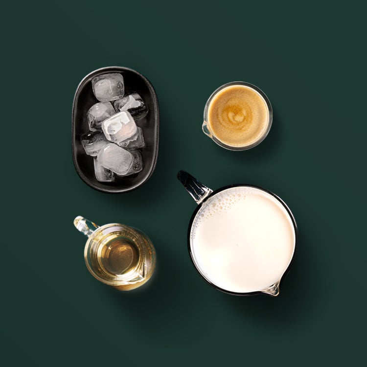 Vanilkové Ľadové Latte Ingrediencie