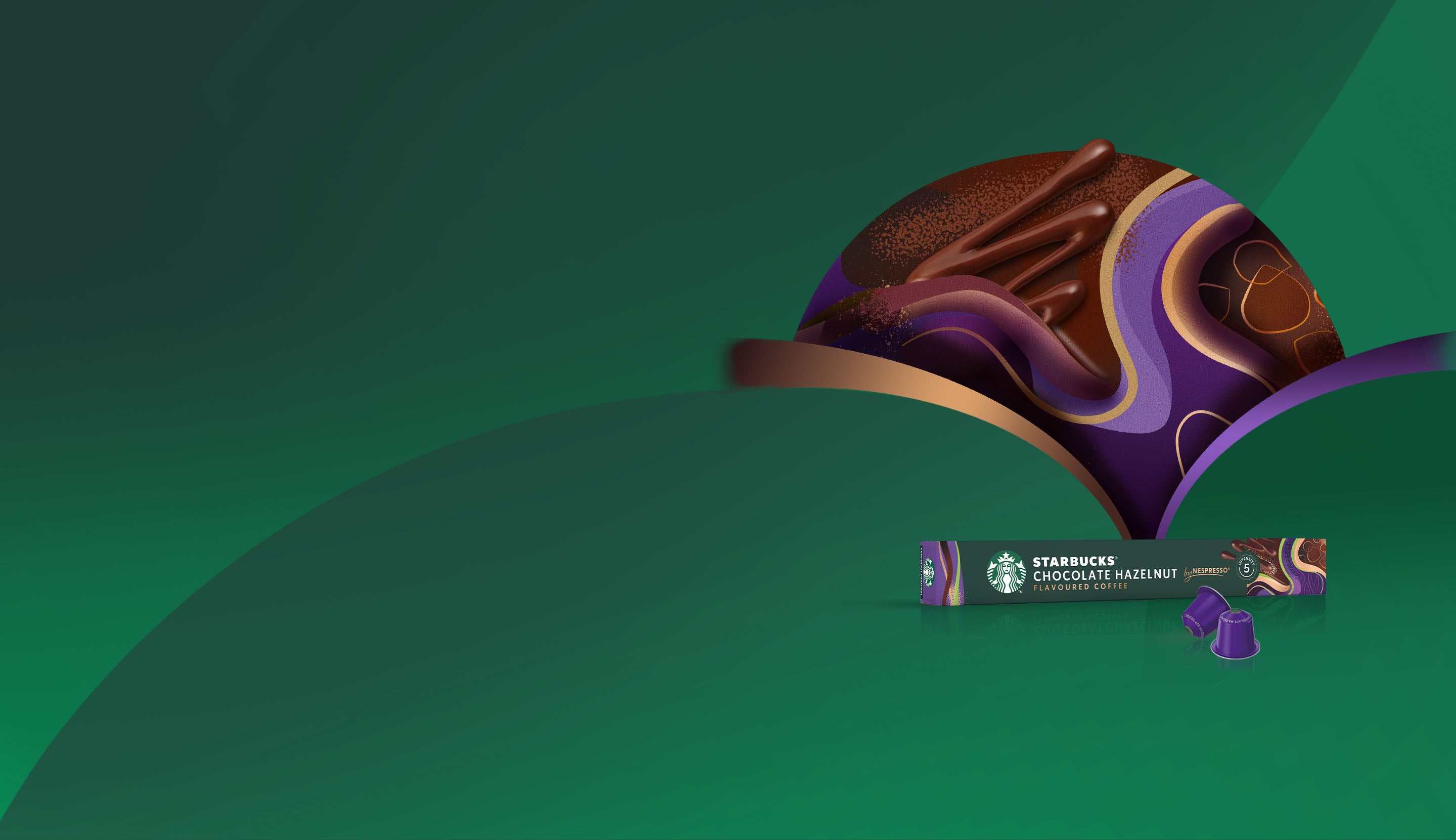 Starbucks® Chocolate Hazelnut banner