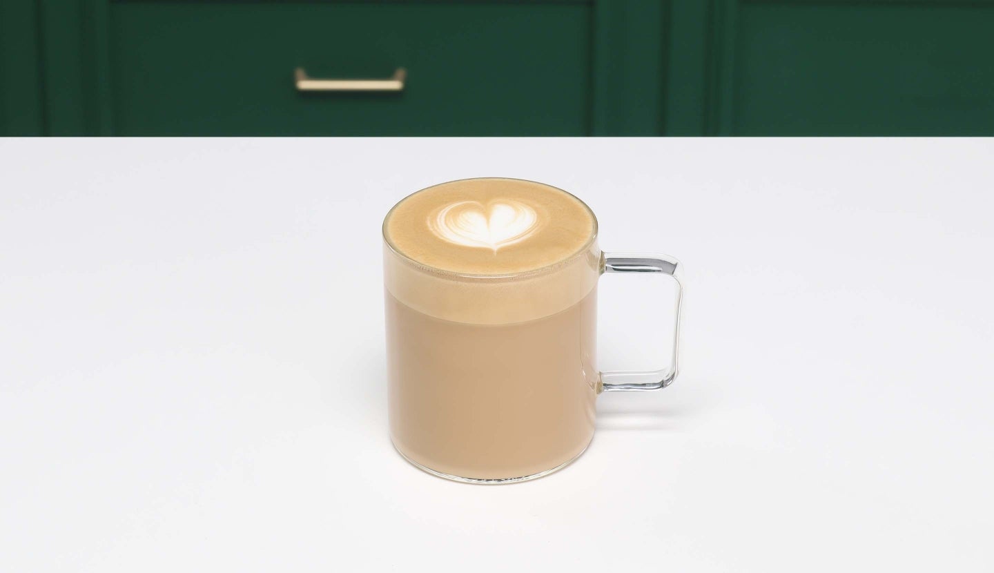 latte art srdce