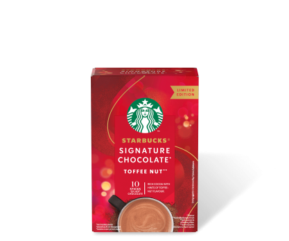 Starbucks<sup>®</sup> Signature Chocolate s príchuťou Toffee Nut
