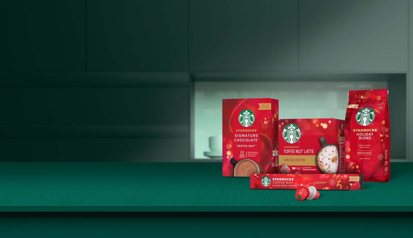 vianočné kávy starbucks
