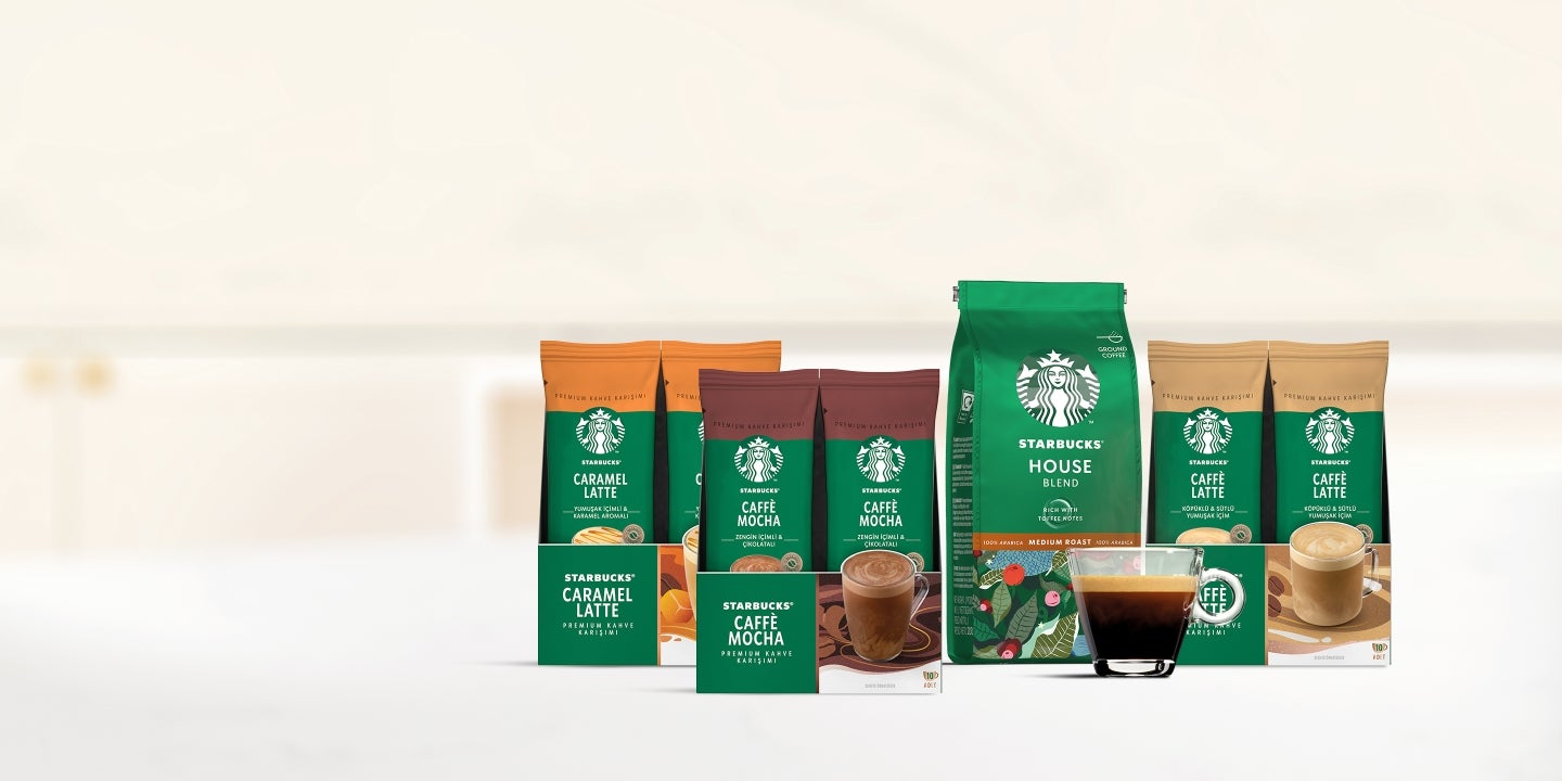 Starbucks kahveleri arka planı