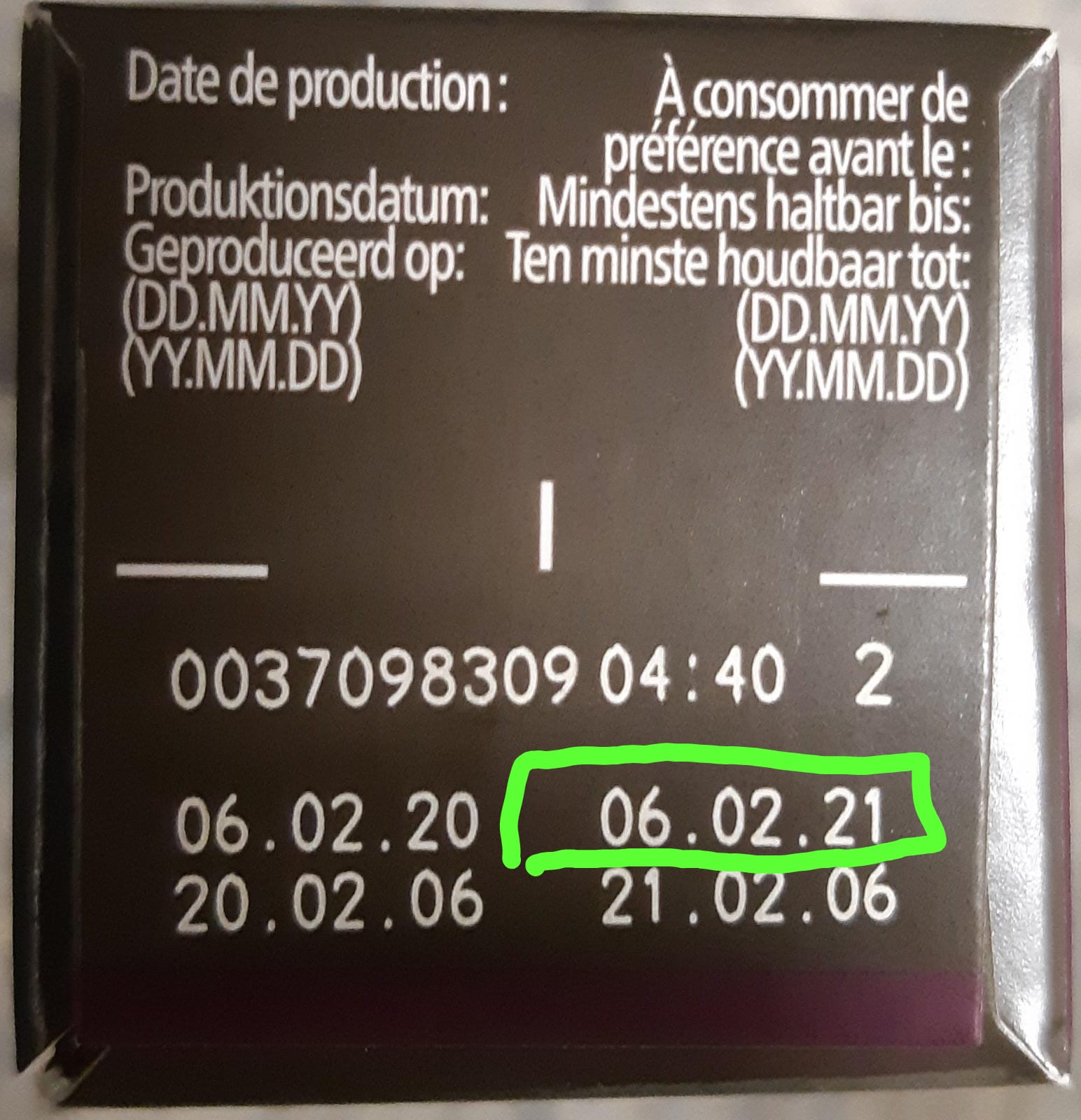 best before date