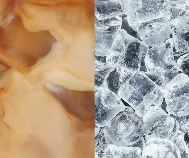 coffee smoke and ice