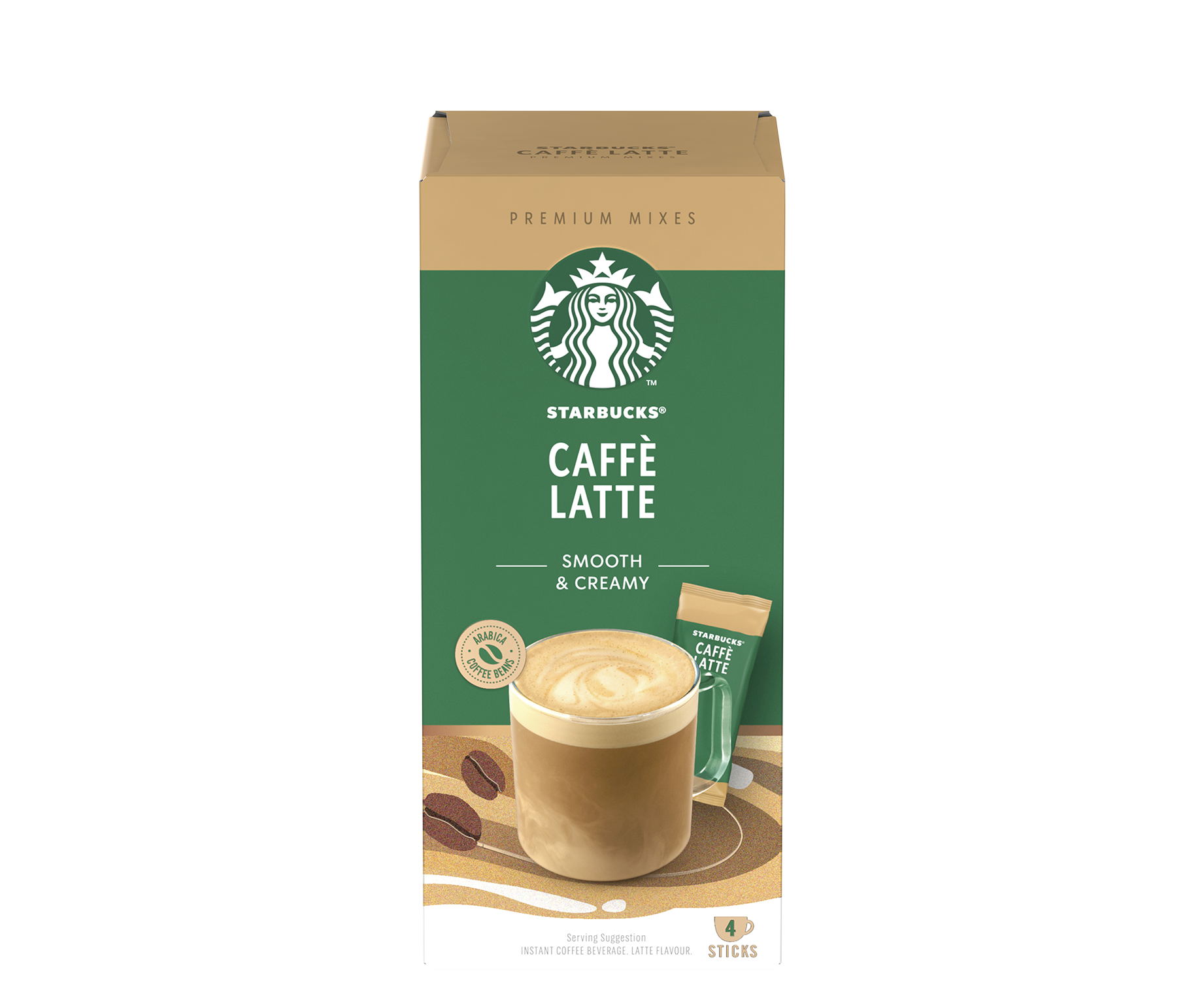 Cà Phê Hòa Tan Cao Cấp Starbucks® Caffè Latte