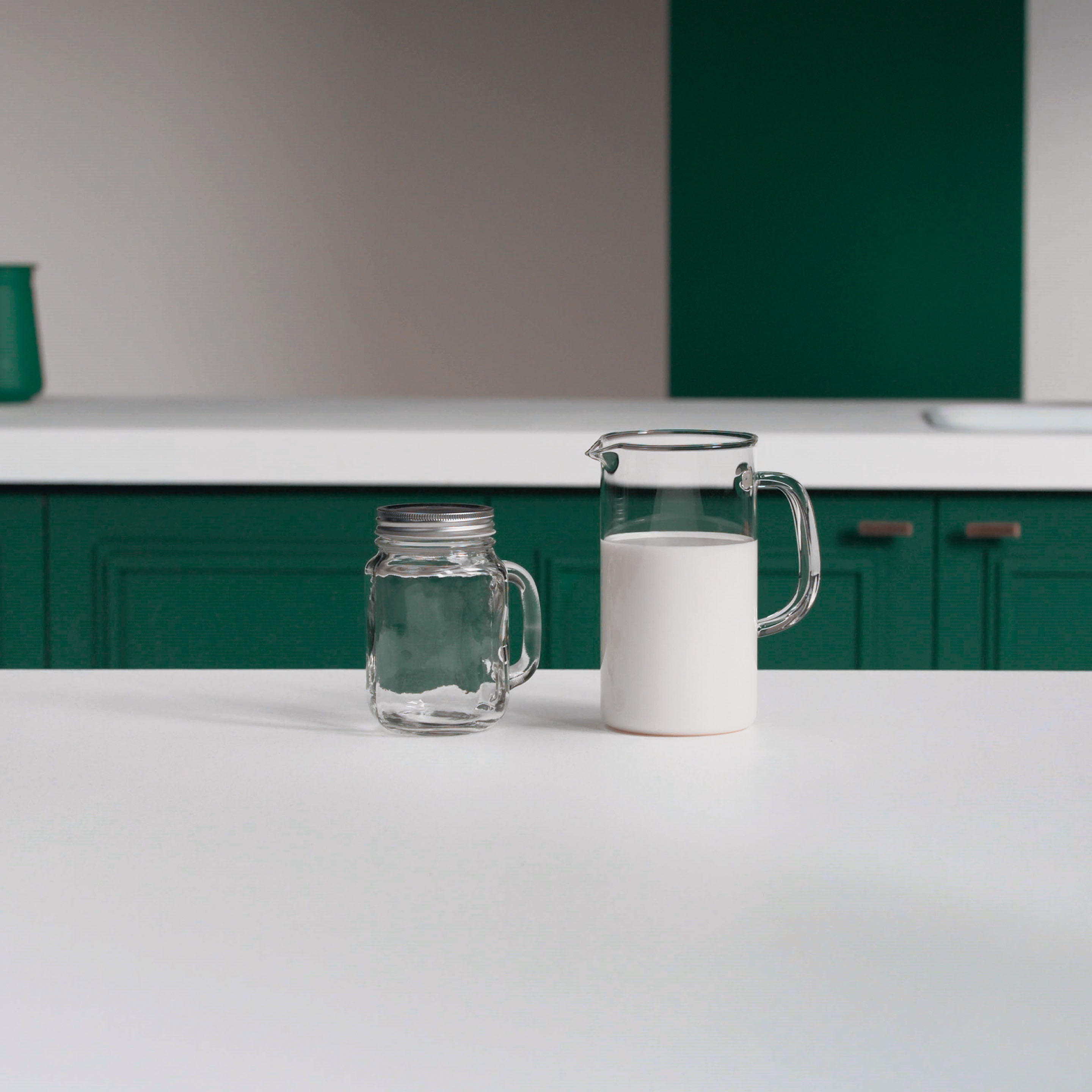 mason jar froth milk